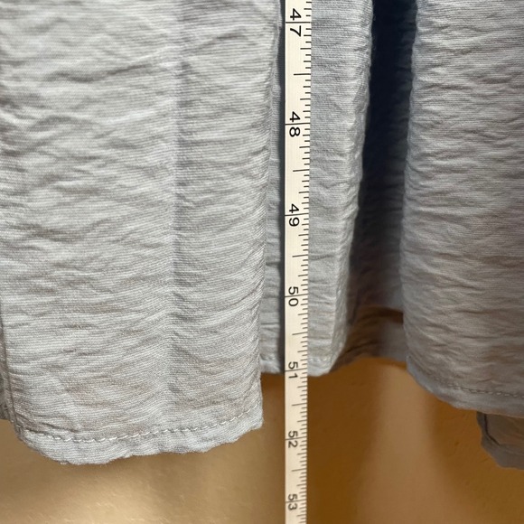 Abercrombie & Fitch Blue Puff Sleeve Smocked Maxi Dress size Small - Picture 8 of 10